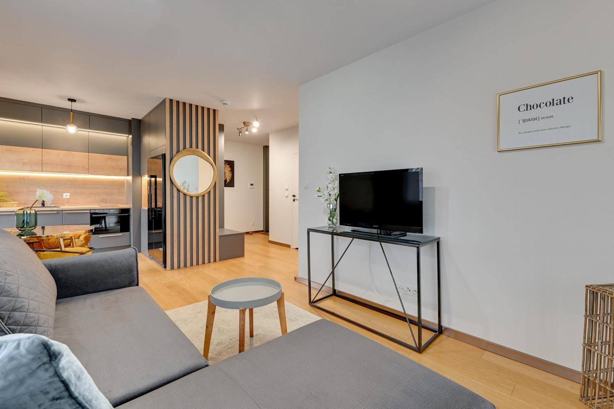 Nadmotlawie Riverside - Sauna, Gym & Parking By Downtown Apartments Gdańsk Chambre photo