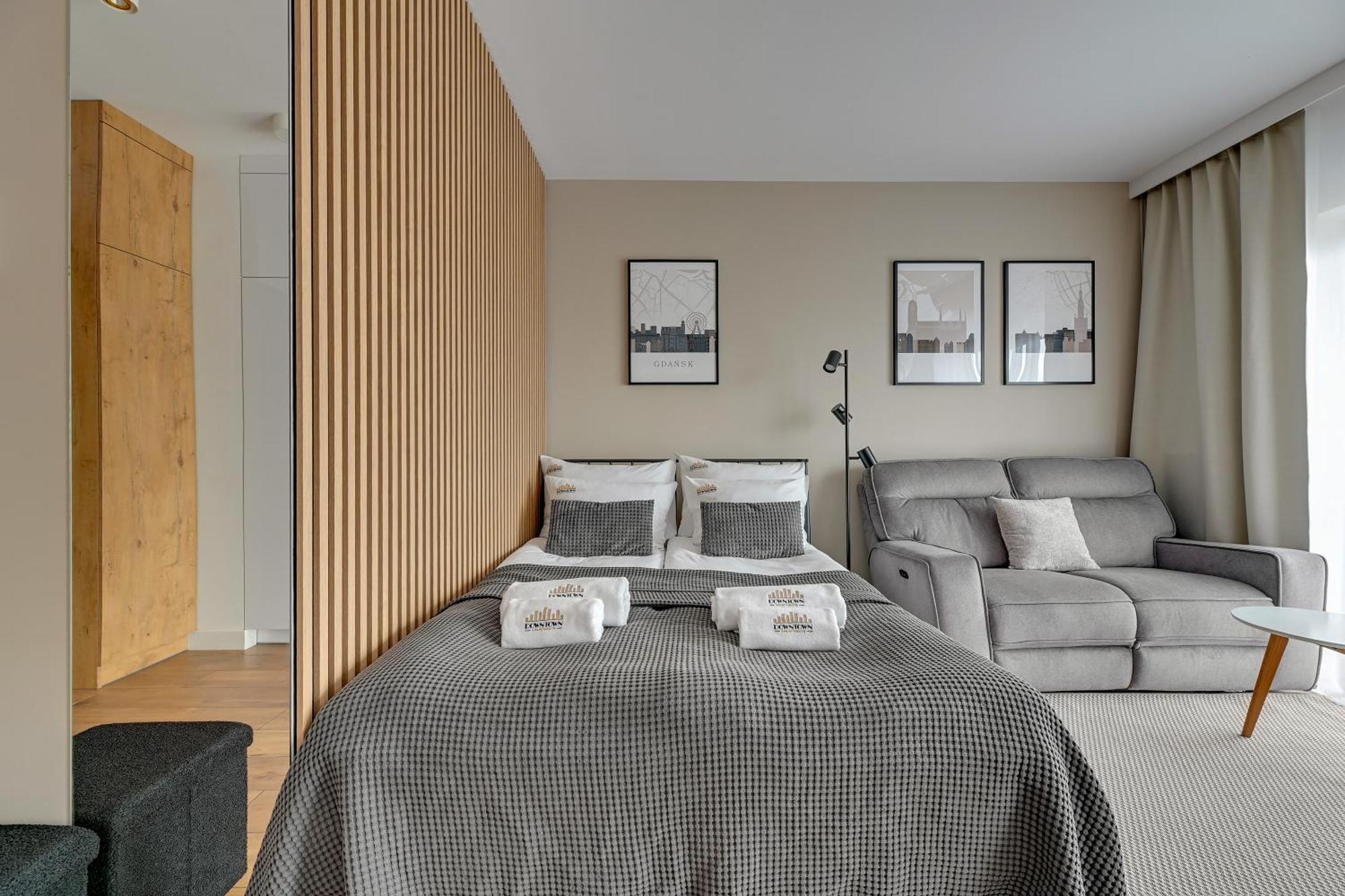 Nadmotlawie Riverside - Sauna, Gym & Parking By Downtown Apartments Gdańsk Chambre photo